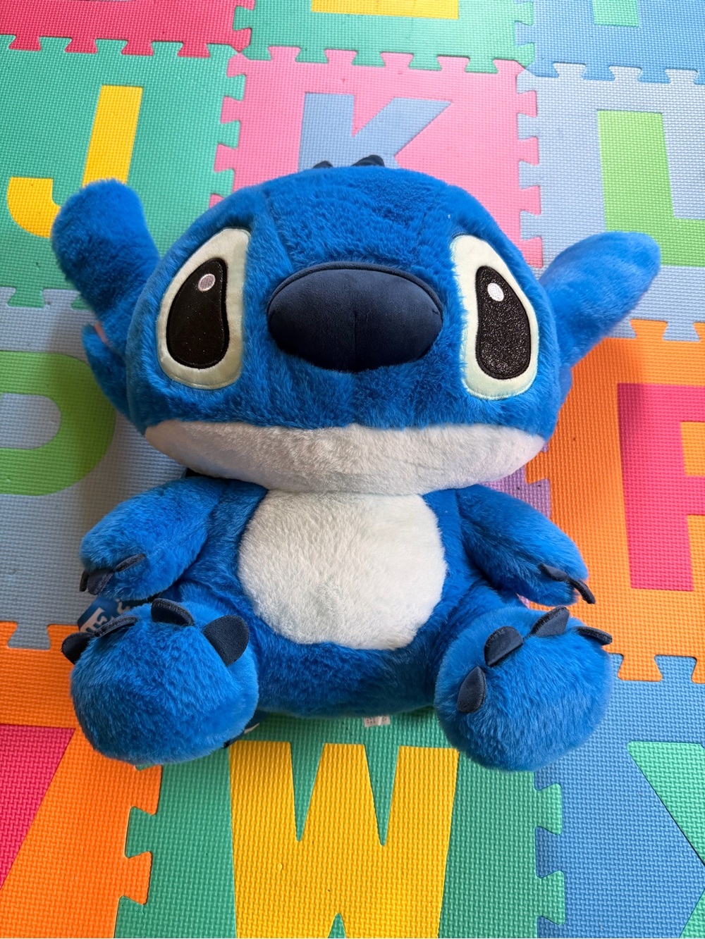 Disney Blue Stitch Plush with White Belly